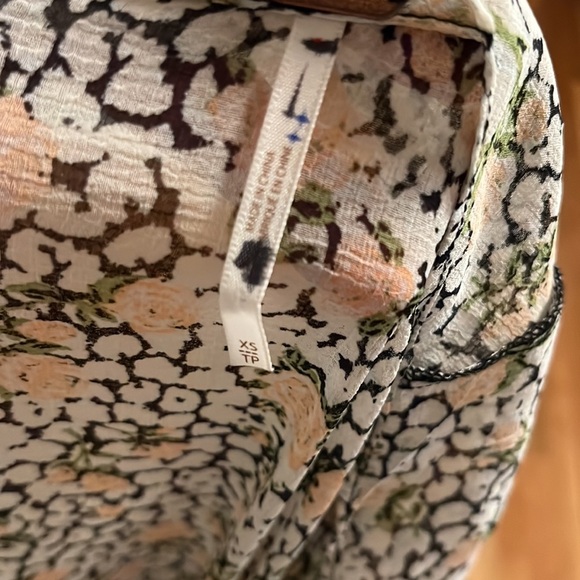 NEW Free People Gigi Printed Maxi Size XS - Picture 7 of 16